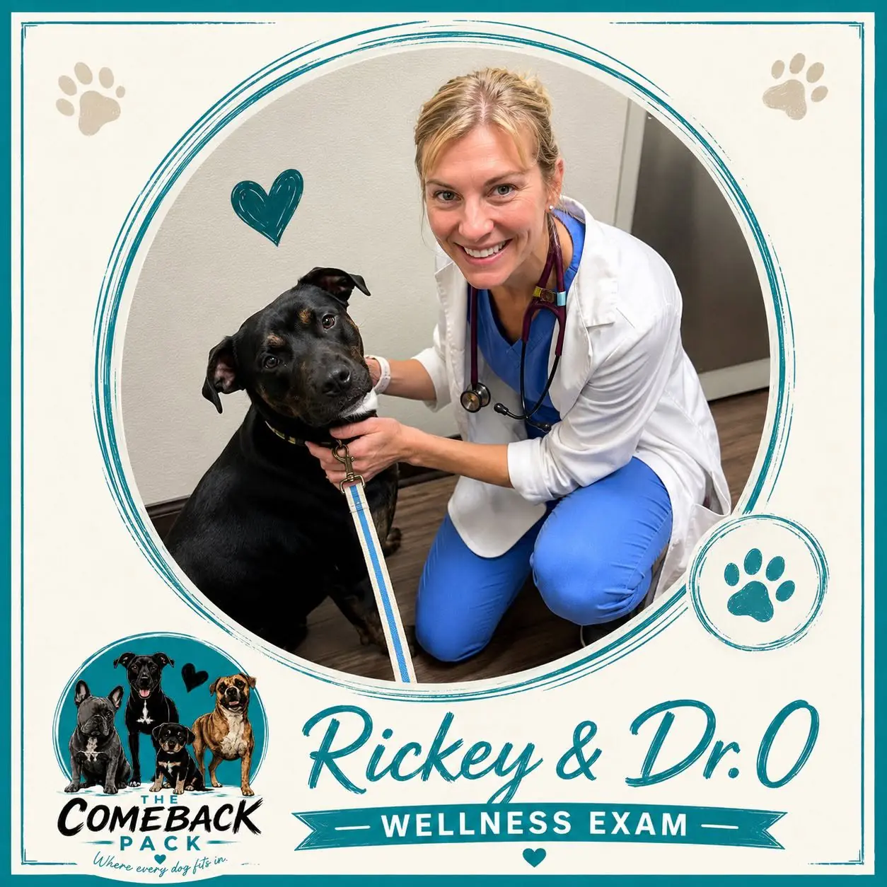Rickey Henderson with Dr. O at his wellness exam